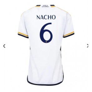 Real Madrid Nacho #6 Replika Hjemmebanetrøje Dame 2023-24 Kortærmet